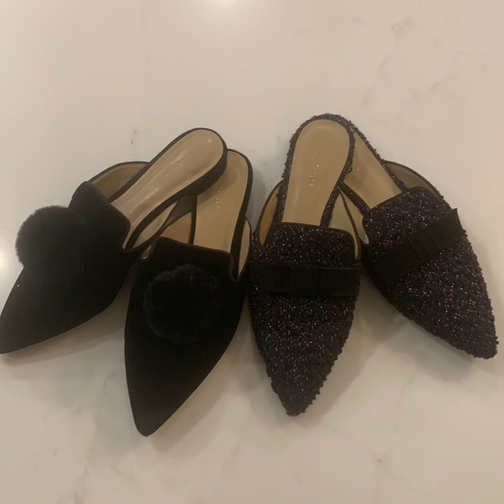 Ann Taylor slides 2 pair size 8.5